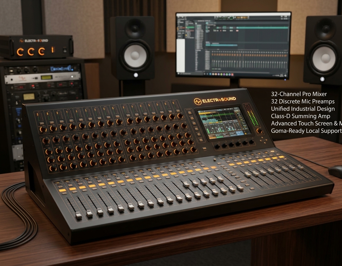 Console de mixage pour location